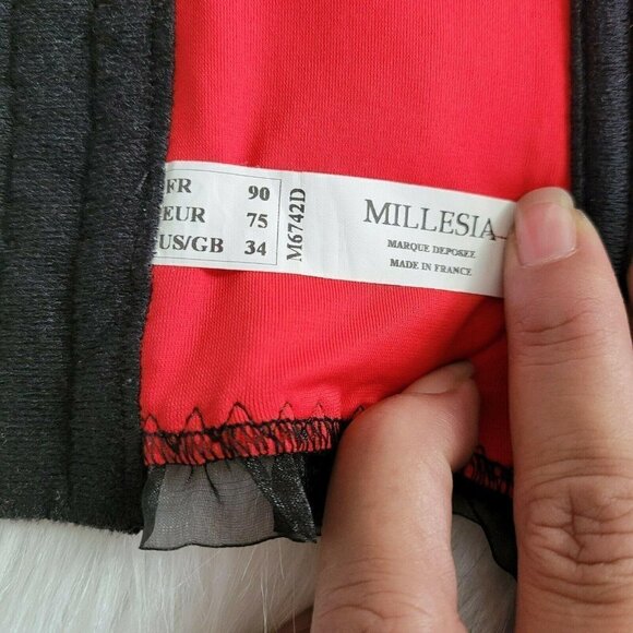 Millesia Luxury French Lingerie Bustier & Garter M - Picture 12 of 12